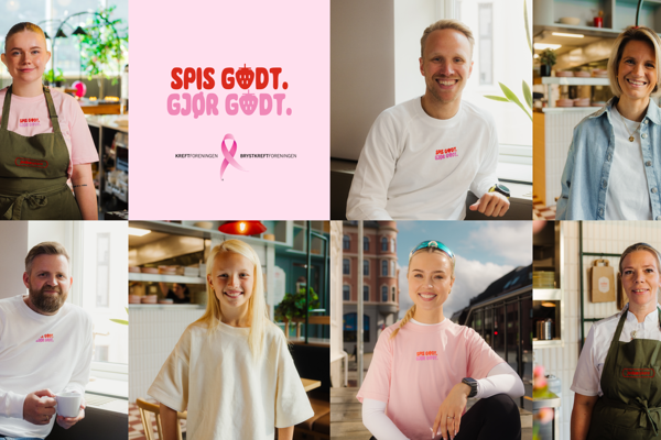 Bilde av jordbærpikene ansatte